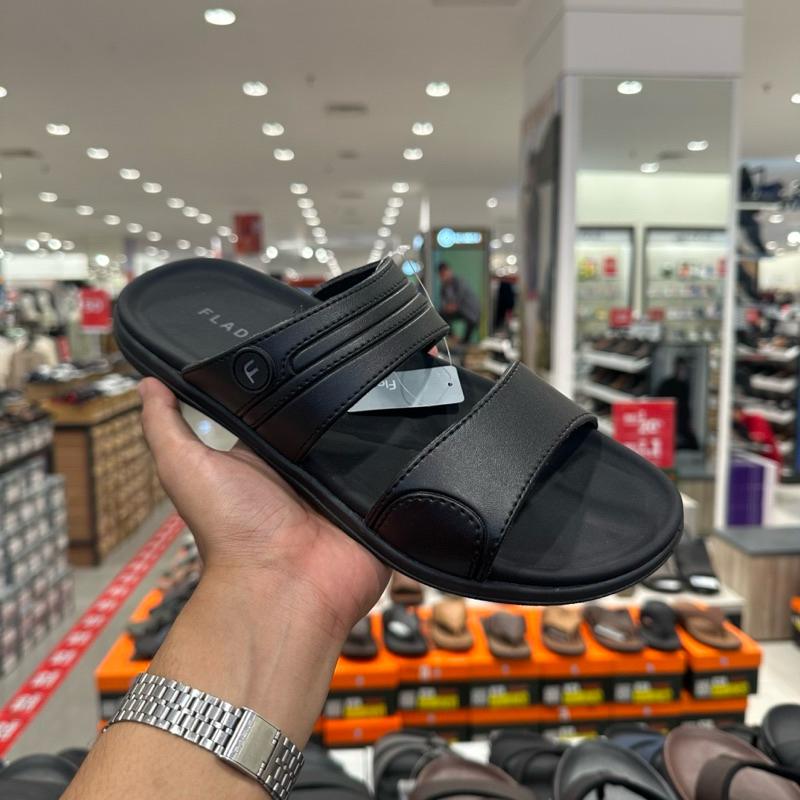 Fladeo sandal selop pria bahan kulit nyaman (100% ORIGINAL STORE)