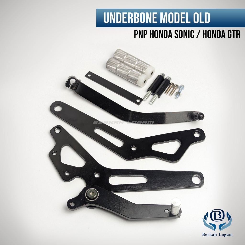 Foostep underbon sonic / Honda GTR 150 R  UB CUSTOM plat besi Berkah logam