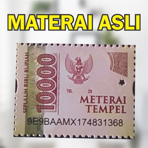 

MATERAI 10000 100% ORIGINAL