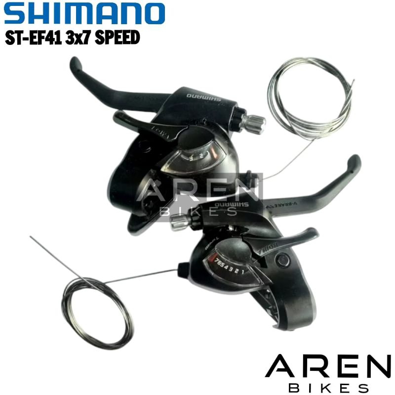 SHIFTER SHIMANO 3 x 7 SPEED EF41 EF51 EF 41 51 SEPEDA MTB SELI LIPAT FEDERAL 3x7 SPEED TEMBAK PEMIND