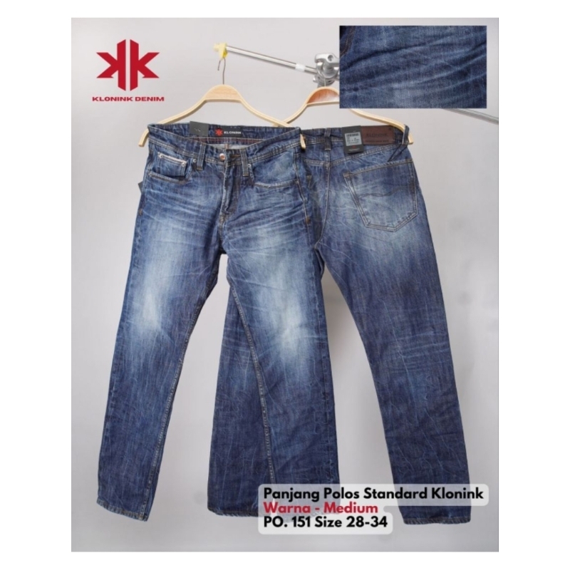 Celana jeans KLONINK reguler premium non street