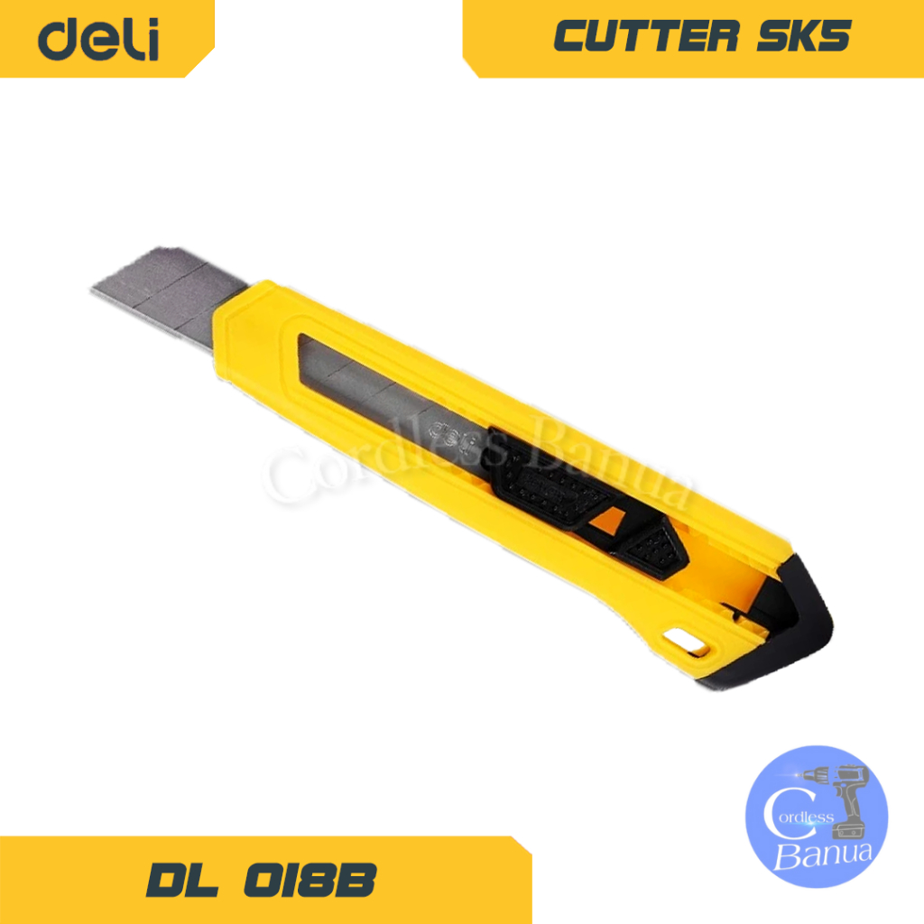 

CUTTER WORKING SK5 "DELI" EDL009 ||UTILITY KNIF "DELI" BESAR SK5