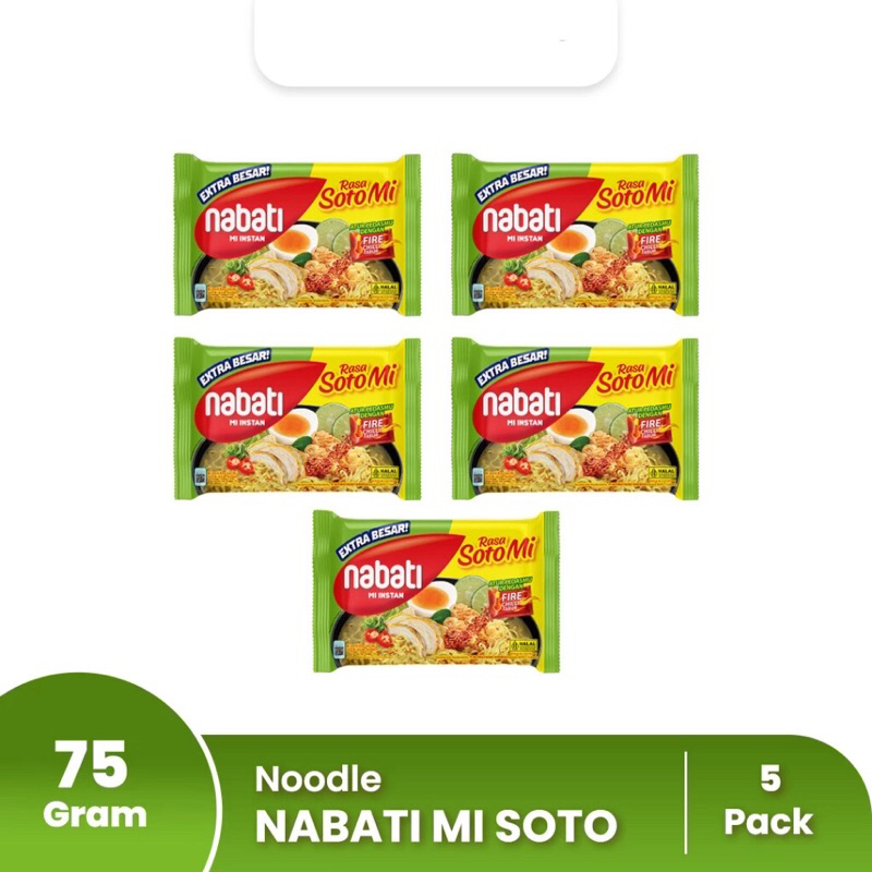 

NABATI MIE SOTO per bal isi 5 pcs