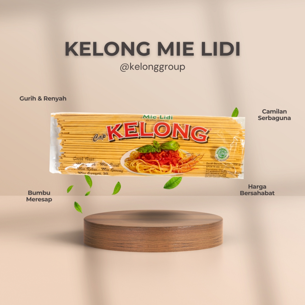 

Mie Lidi Kelong 350gr/500gr – Cocok untuk Mie Goreng, Gomak, Pecal, Rebus, Mie Aceh dan Mie Medan