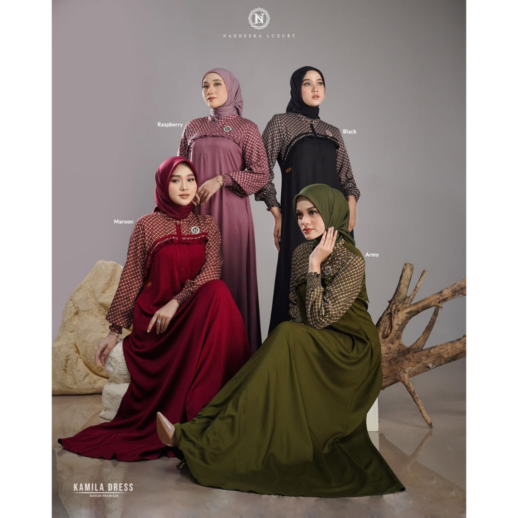 NADHEERA LUXURY KAMILA DRESS PREMIUM