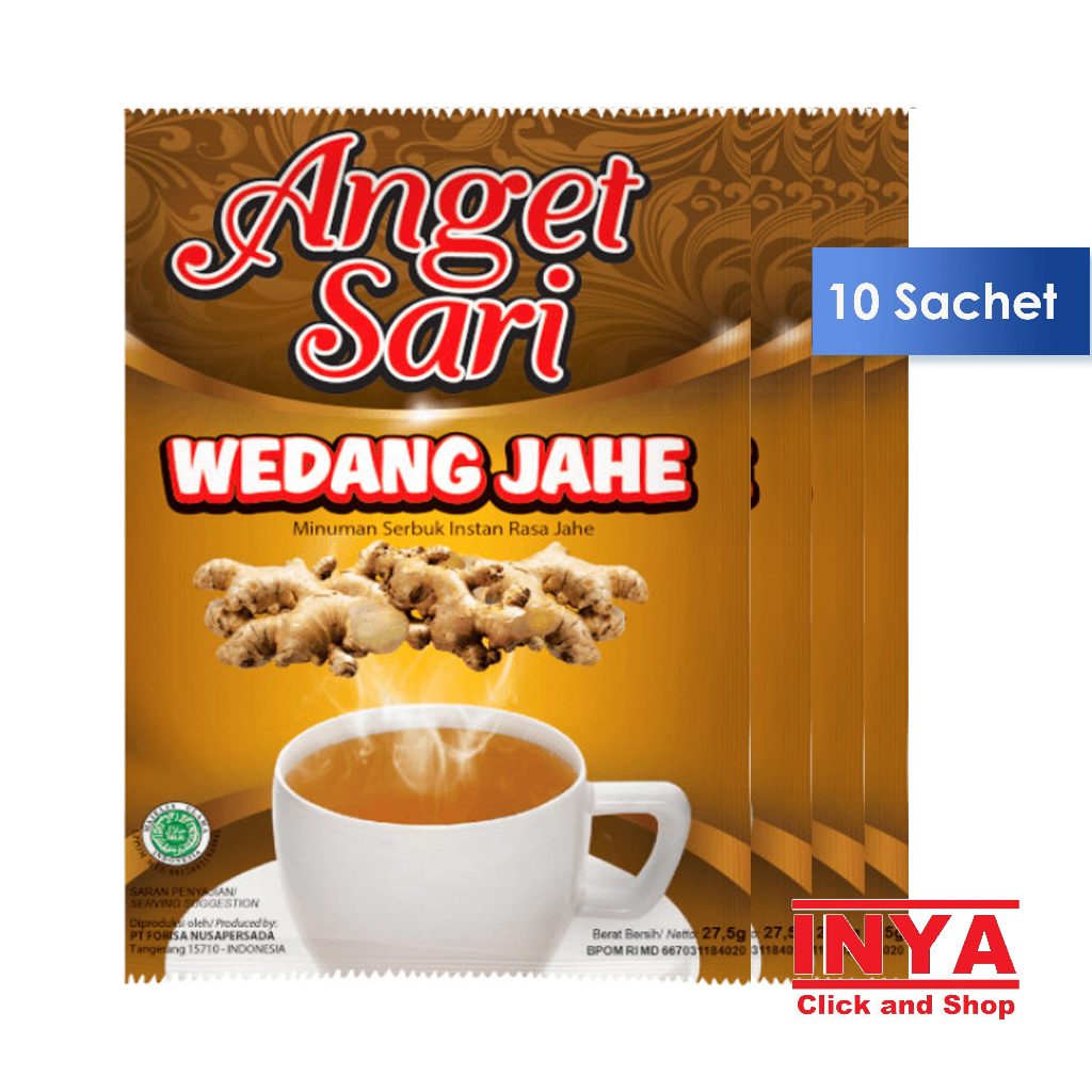 

Anget Sari Wedang Jahe 10x24gr Renceng - Minuman Serbuk Jahe - Ginger Drink