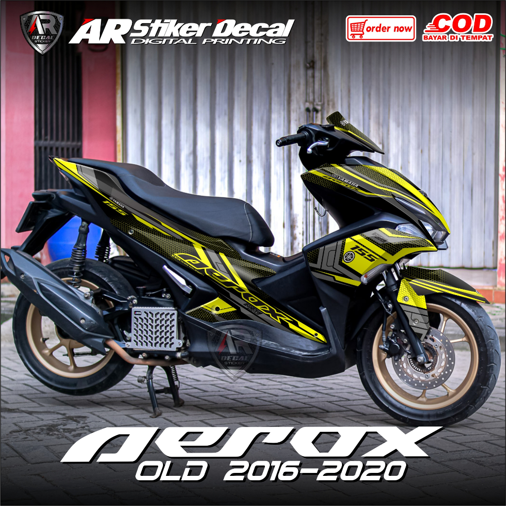 Decal Aerox Old 155 Sticker Decal Full Body 2016 2017 2018 2019 2020 Stiker Decal Aerox Old AR 62