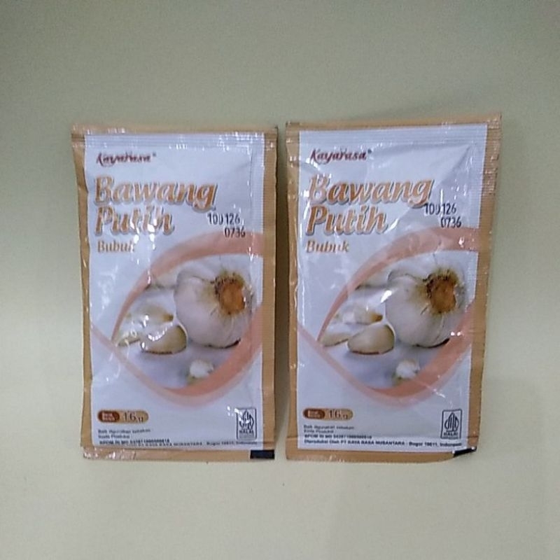 

KAYARASA BAWANG PUTIH BUBUK 16 GR