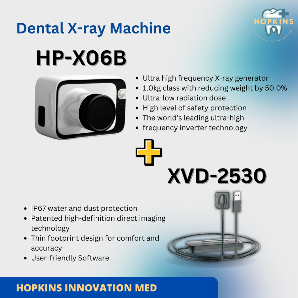 Dental X ray + Dental Sensor / periapical portable Foto Rontgen Periapikal dental / Hopkins X-ray Ma