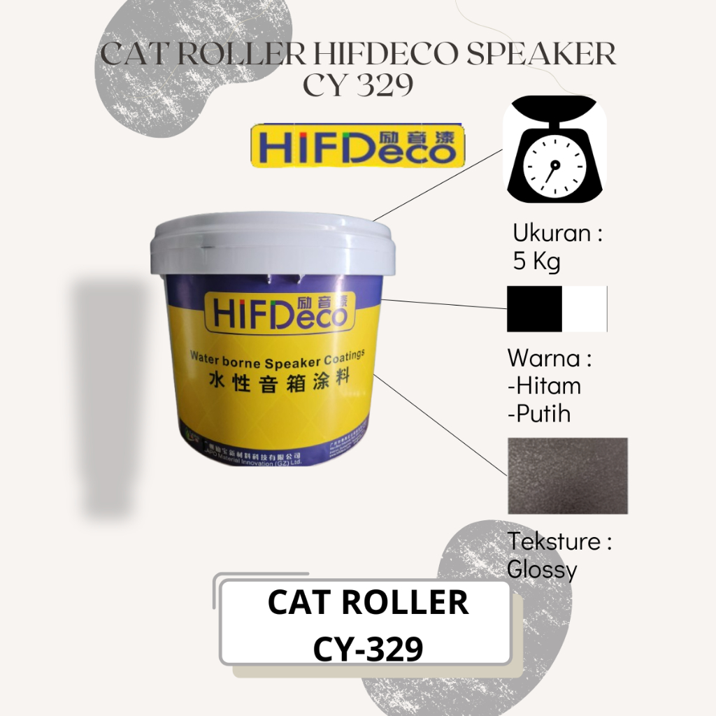CAT TEXTURE BOX SPEAKER . CAT TEXTUR ROLLER CY 329 5 KG