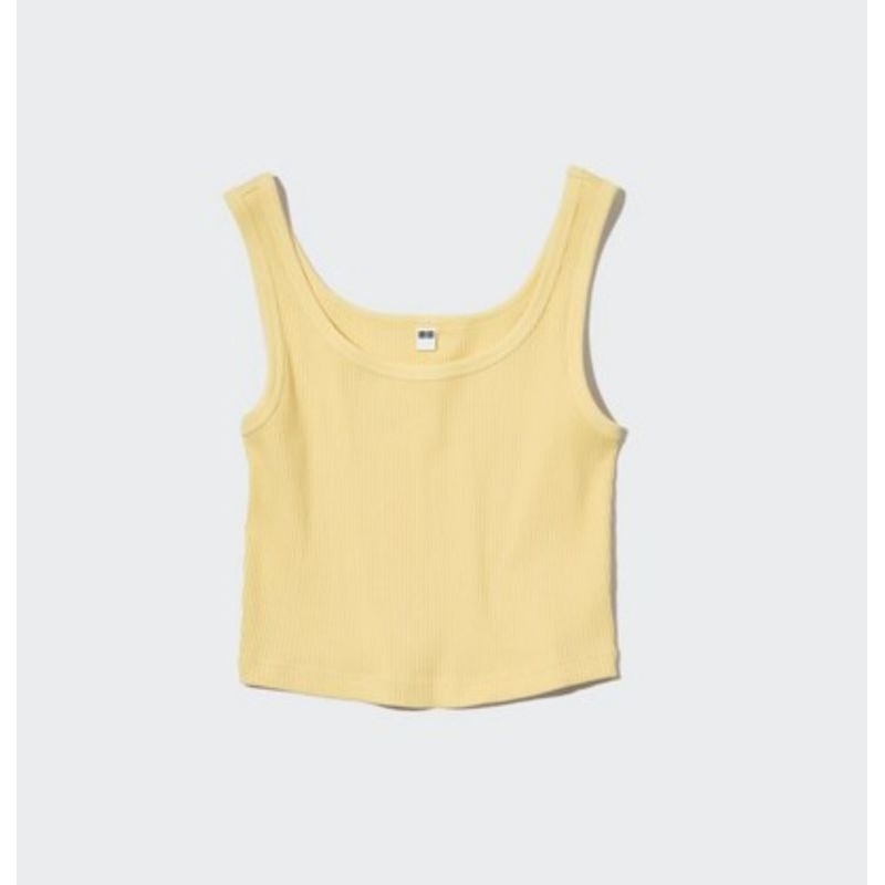 Ribbed Cropped Tank Top UNIQLO