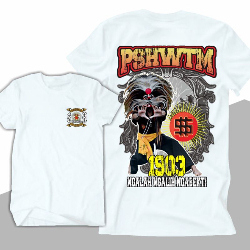 T-shirt pshw tm Ngalah ngaleh ngabekti/kaos stk ganongan/