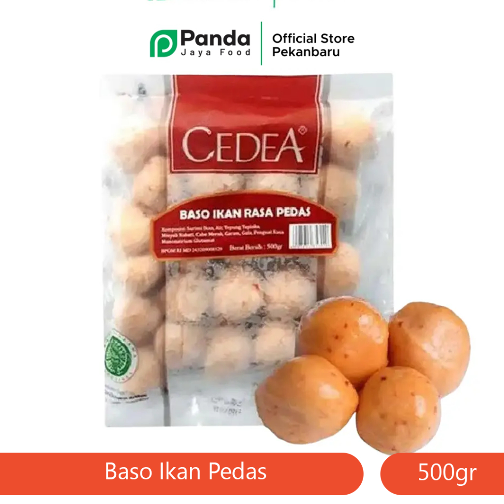 

Cedea Bakso Ikan Rasa Pedas 500 Gram