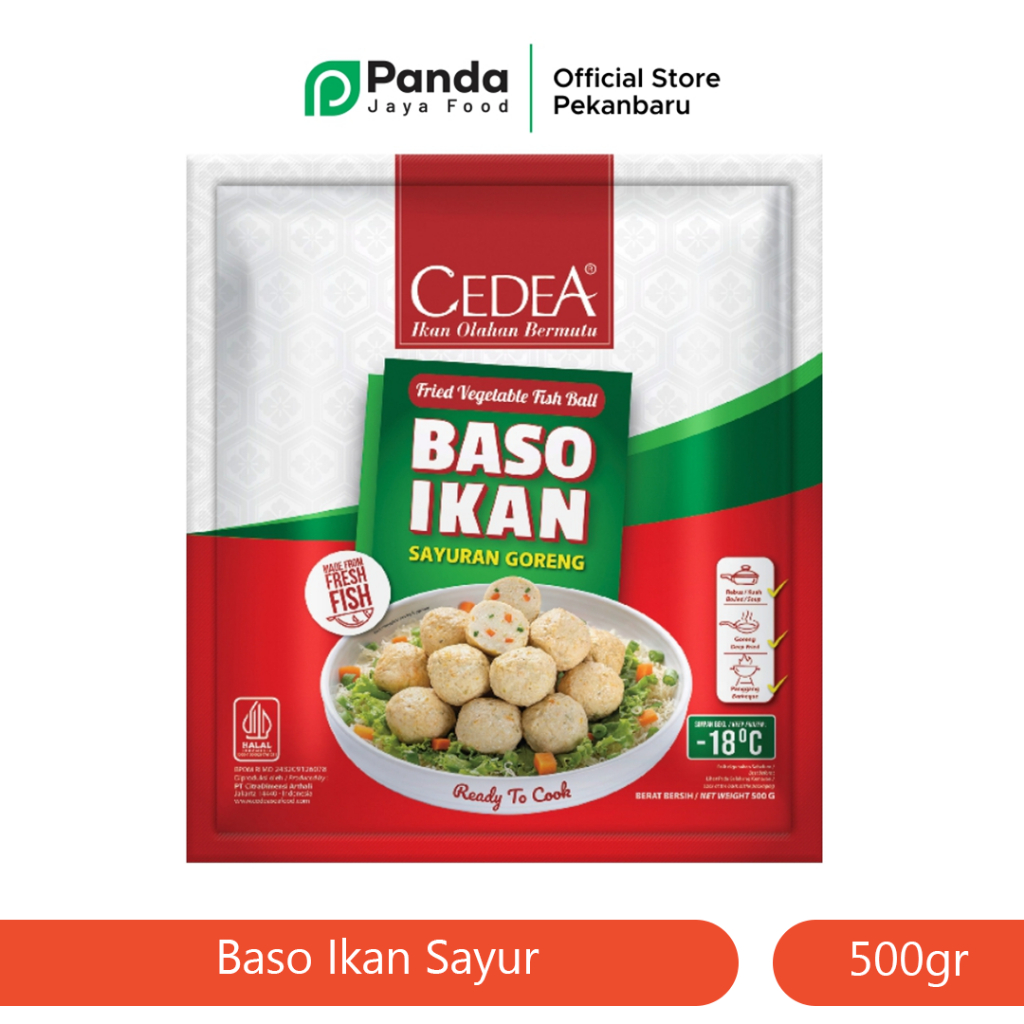

Cedea Bakso Ikan Sayur Goreng 500 Gram