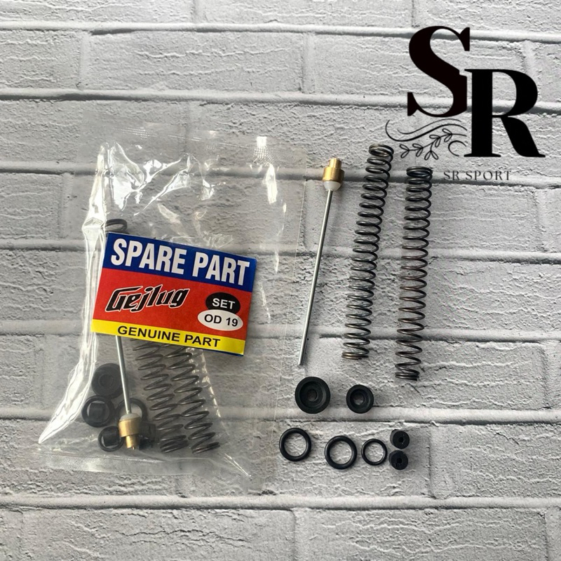 Sparepart pompa angin set od 19 / per valve pompa 1set od 19 / Sparepart pompa angin od 19