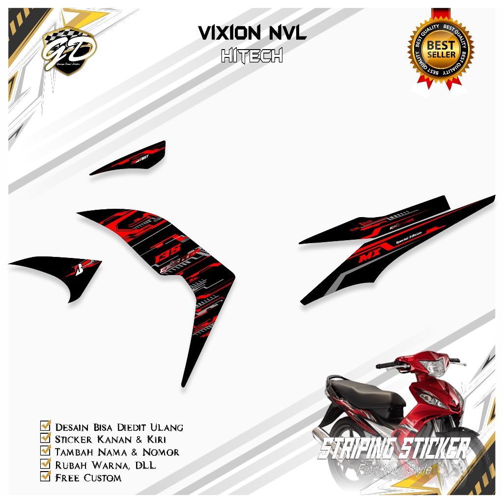 STRIPING JUPITER MX Old - Striping Variasi Yamaha Jupiter MX Old