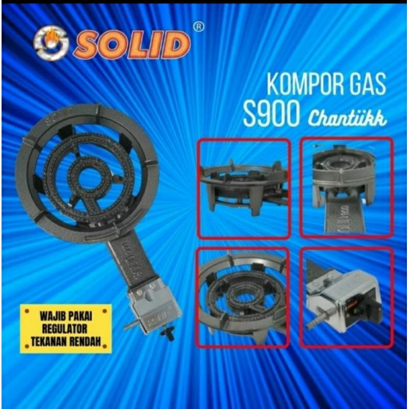 kompor gas solid S900 chantik