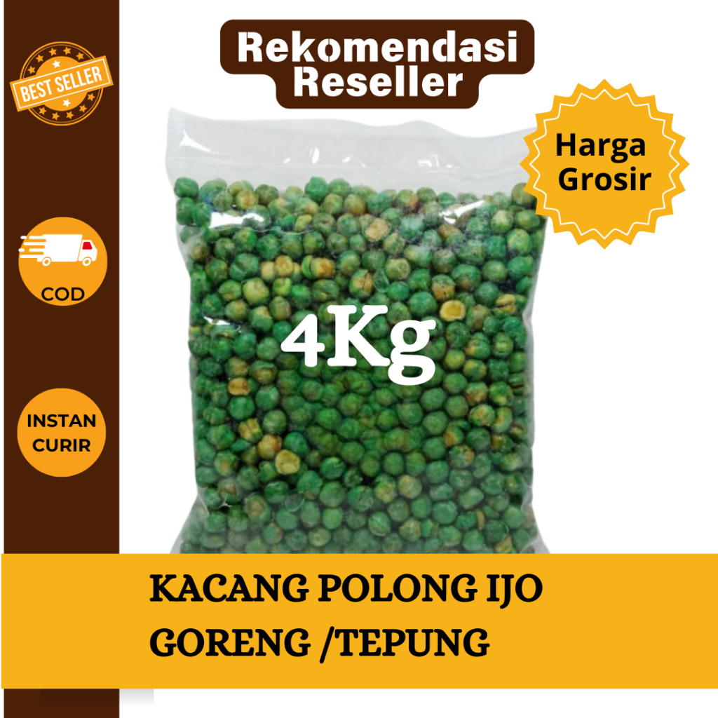 

Kacang Polong IJO Goreng/Teput 4kg