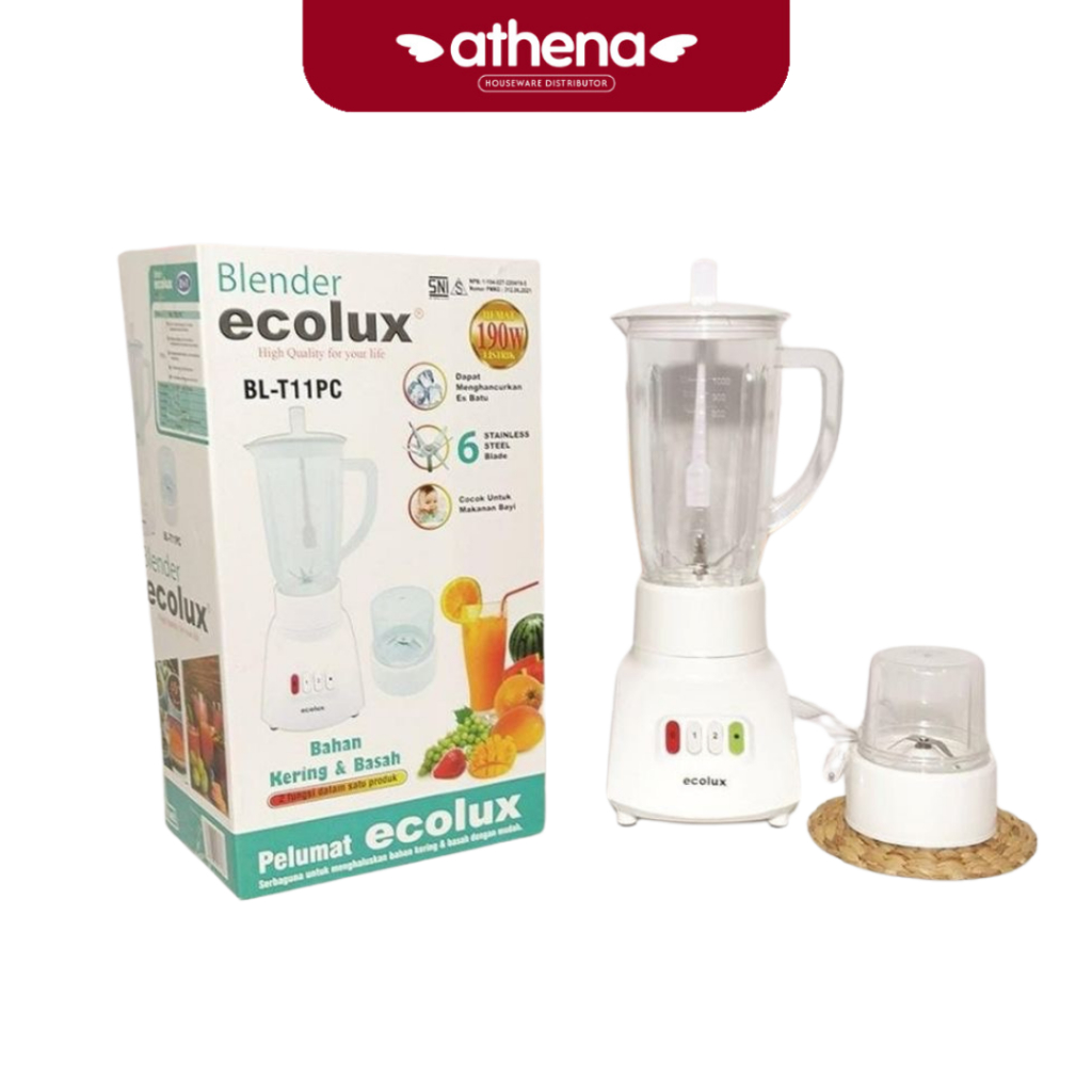 BLENDER PLASTIK ECOLUX / BLENDER SERBAGUNA / BLENDER PLASTIK MURAH