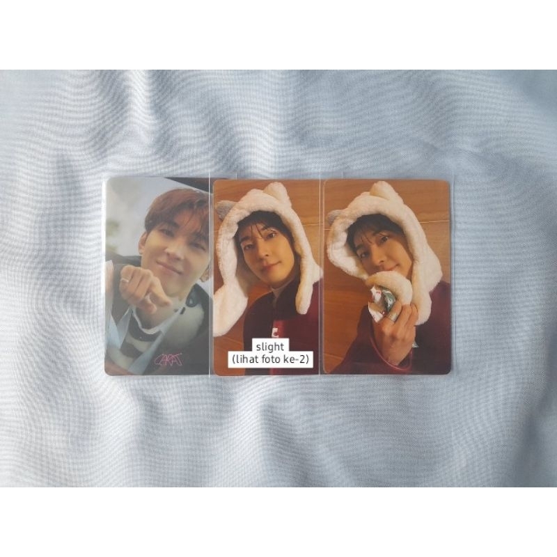 seventeen wonwoo dicon jxw photocard pc hotpack hat topi pvc atm wonhan pob benefit ver A B
