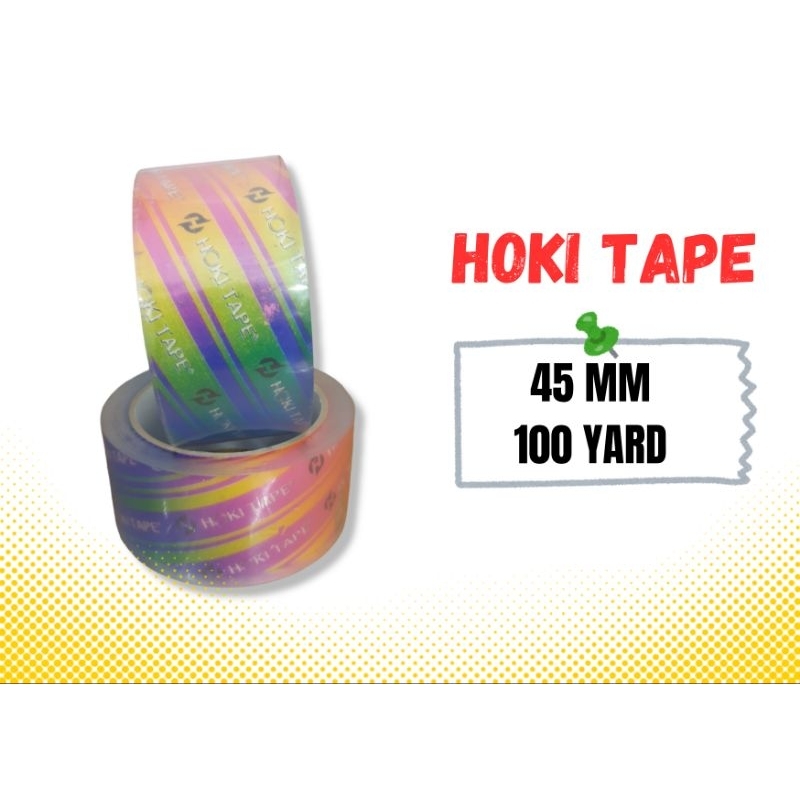 

LAKBAN BENING 45MM 100YARD (HOKI TAPE)