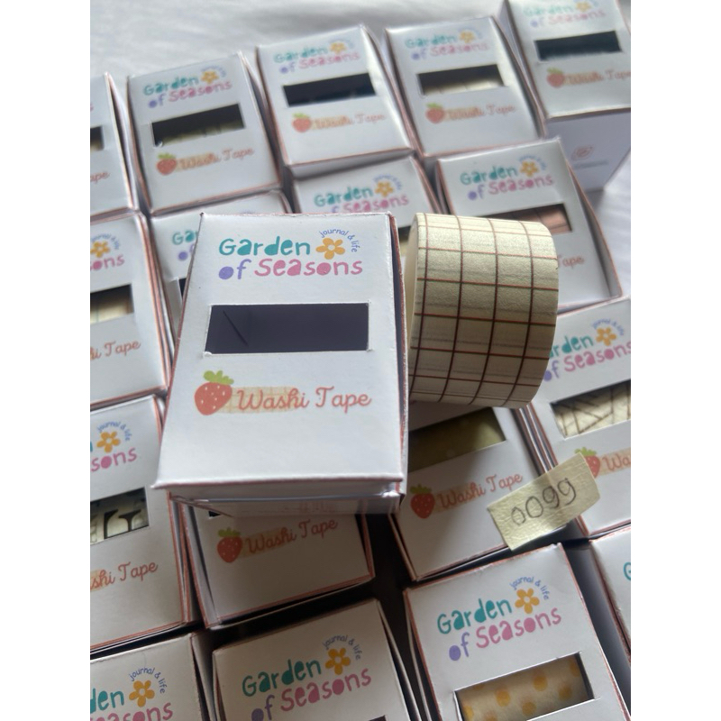 

0099 big deco tape putih motif