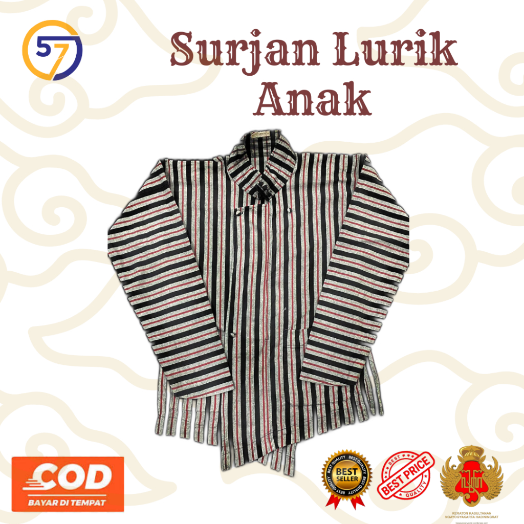 SURJAN LURIK ANAK I BAJU JAWA I LURIK JAWA I LURIK PREMIUM