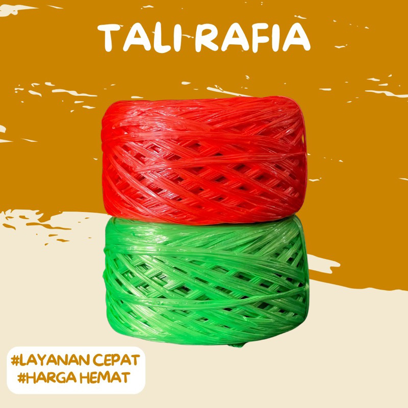 

Tali Plastik Rafia Warna 2kg 200grm