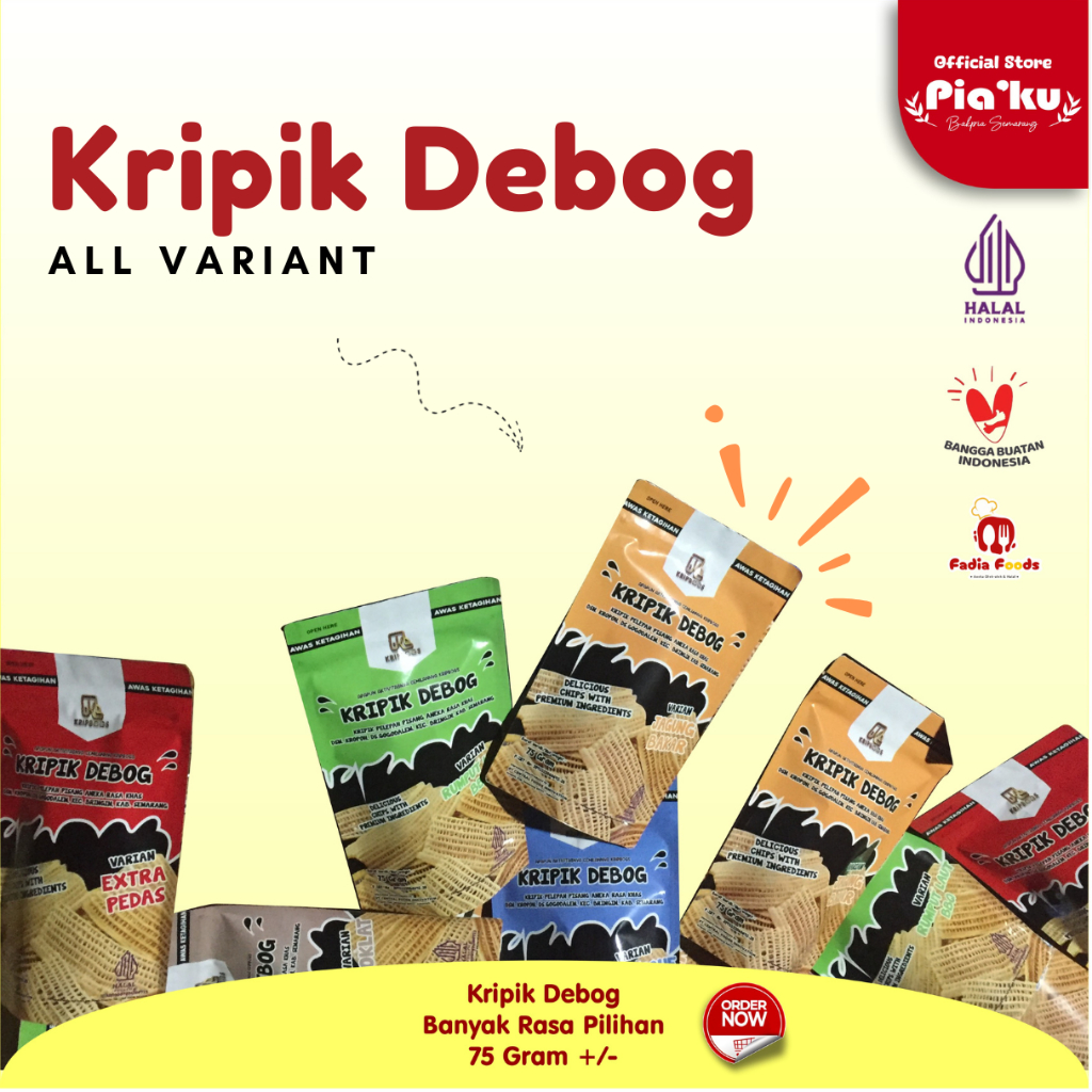 

Kripik Debog - KERIPIK GEDEBOG // PELEPAH PISANG 75 gr Rasa Original Oleh-oleh Khas