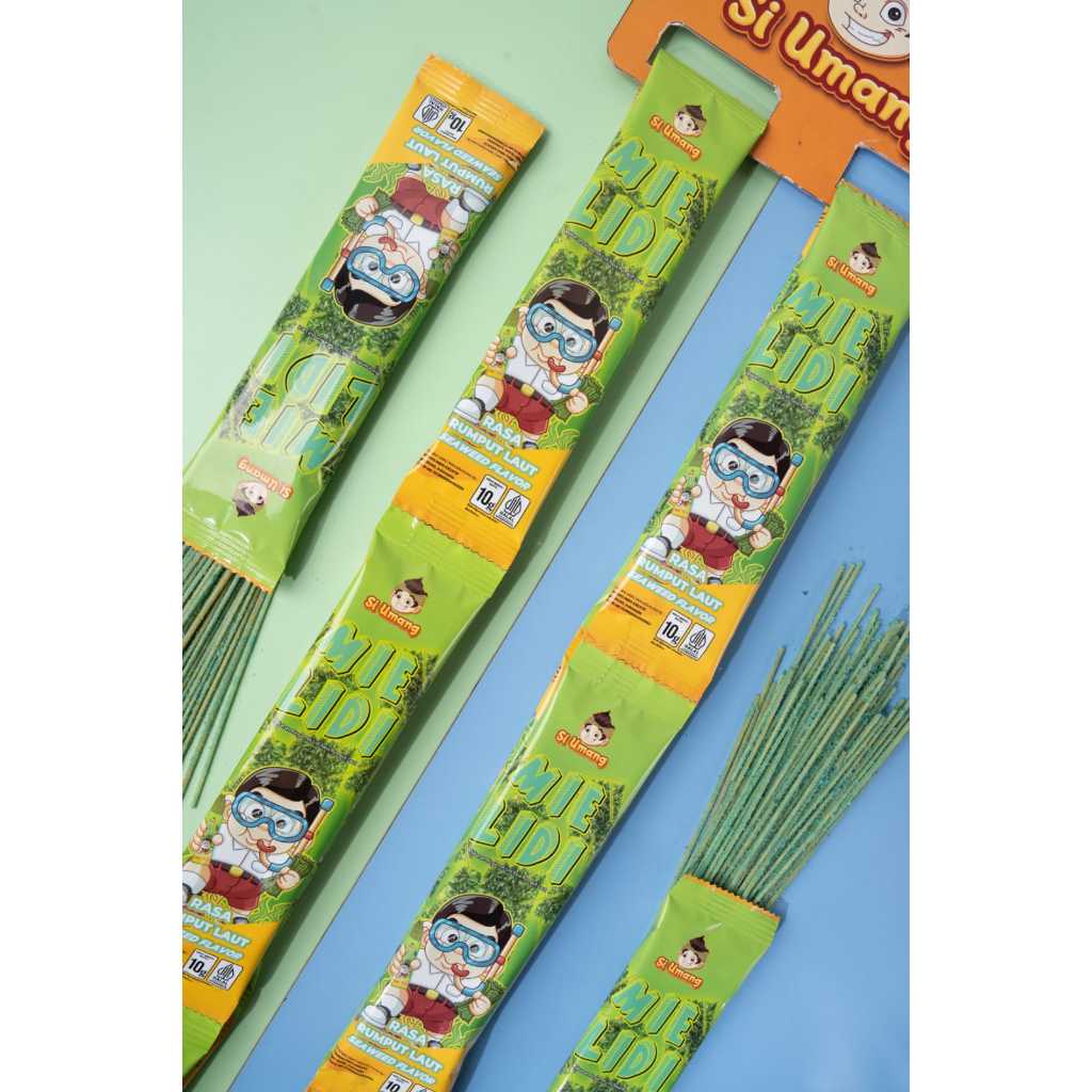 Mie lidi si umang siumang snack milidi Krez 16gr rencengan 10gr cemilan extra pedas Sapulidi snack jajanan murah asin