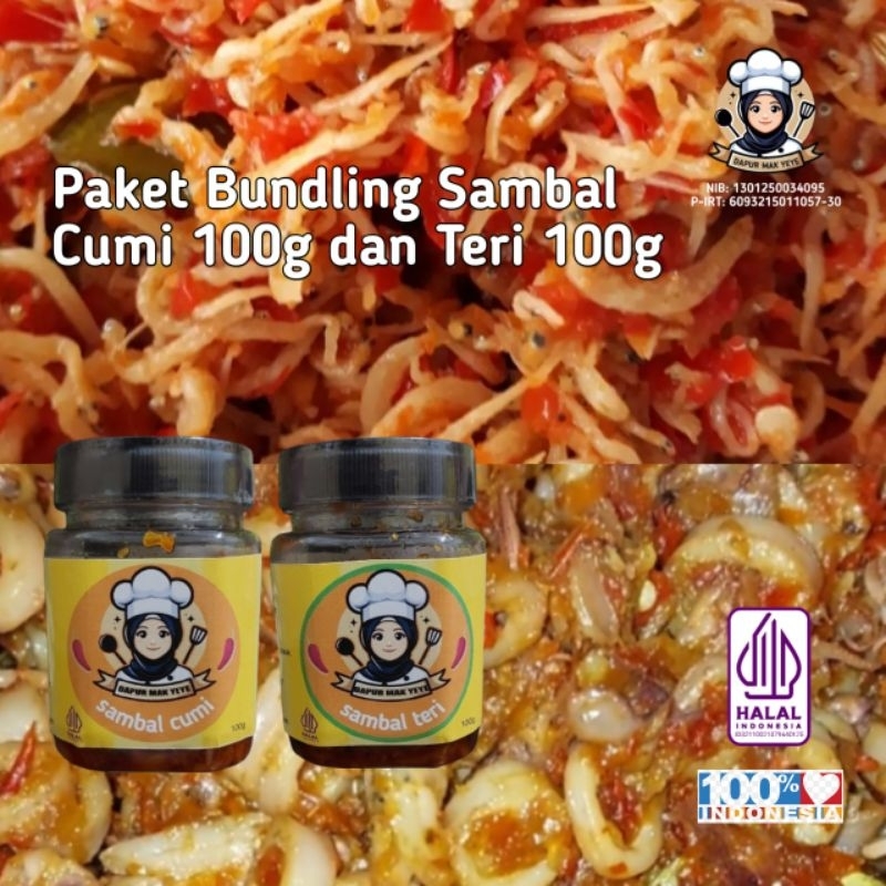 

Paket Bundling 1 Pcs Sambal Cumi 100g dan 1 Pcs Sambal Teri 100g