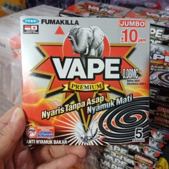 FUMAKILLA OBAT NYAMUK JUMBO PREMIUM / VAPE TANPA ASAP / VAPE OBAT NYAMUK BAKAR