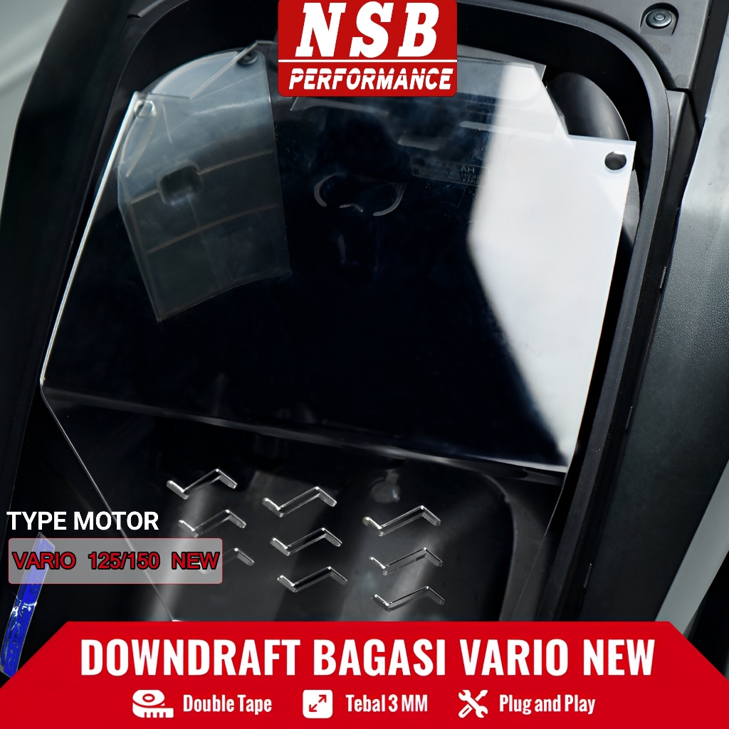 COVER DOWNDRAFT YAMAHA AEROX OLD PELINDUNG THROTTLE BODY SEKAT BAGASI AEROX OLD BAHAN AKRILIK