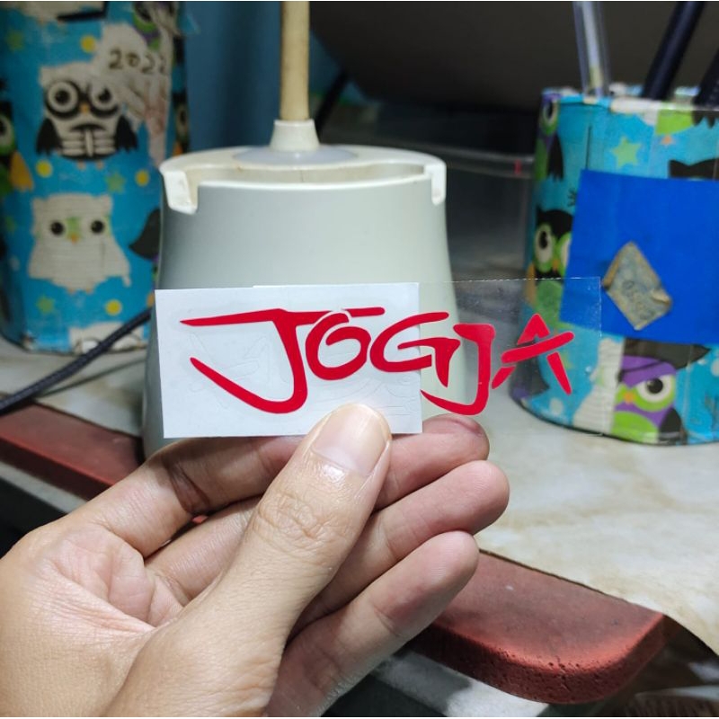 

stiker Jogja sticker cutting murah berkualitas