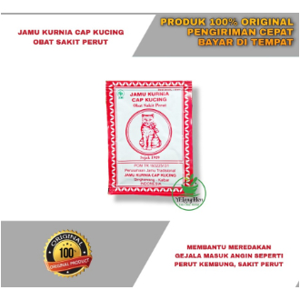 

Jamu Kurnia Cap Kucing Obat Sakit Perut Isi 1 Obat Puyer Singkawang