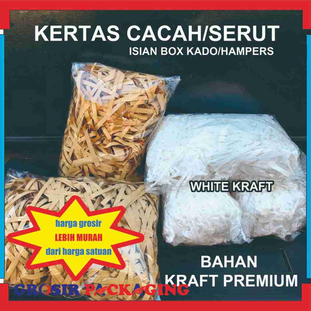 

KERTAS CACAH SERUT PREMIUM / ISI GIFT BOX/ HAMPERS / ISI 100GRAM & 200GRAM / KERTAS CACAH