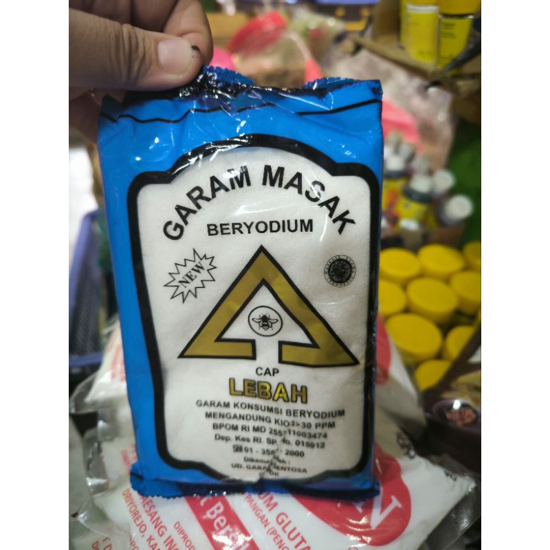 

Garam Cap Lebah Garam Masak Beryodium 500 Gram