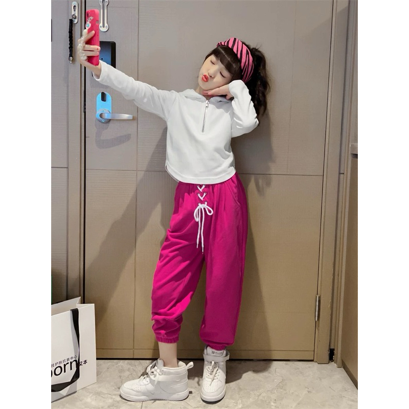 3-15th setelan set baju celana training sport anak perempuan remaja sporty olahraga anak tanggung