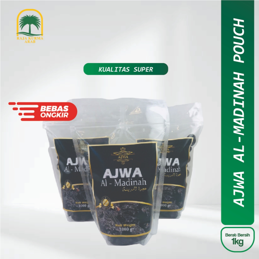 

KURMA AJWA MADINAH 1KG (kemasan pouch)