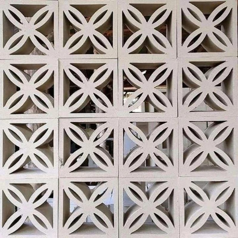 roster beton/roster minimalis/roster lubang angin motif bunga kawung