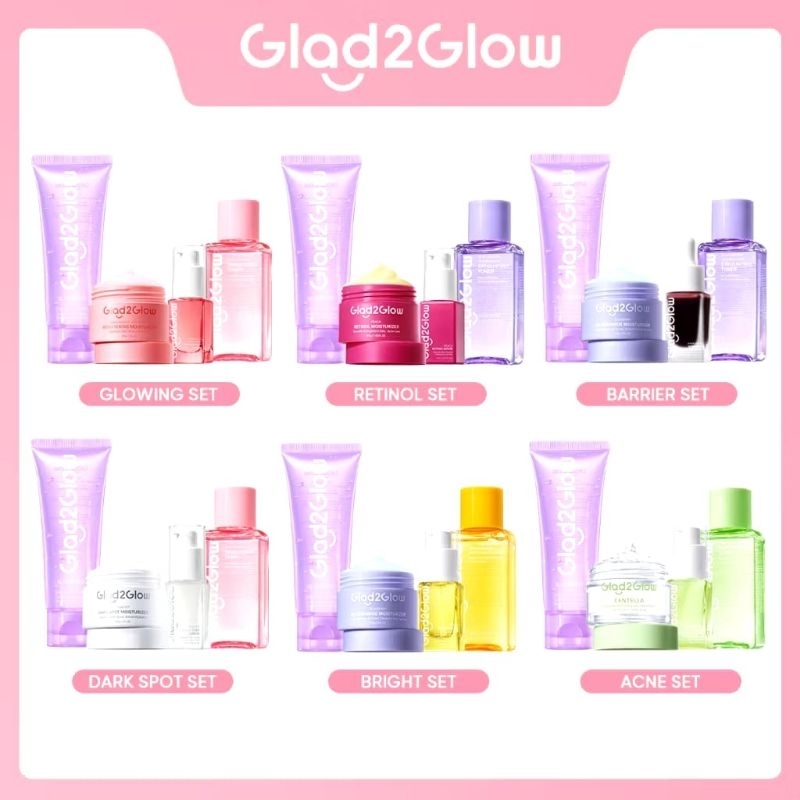 Paket Pencerah Glad2Glow 4 in 1
