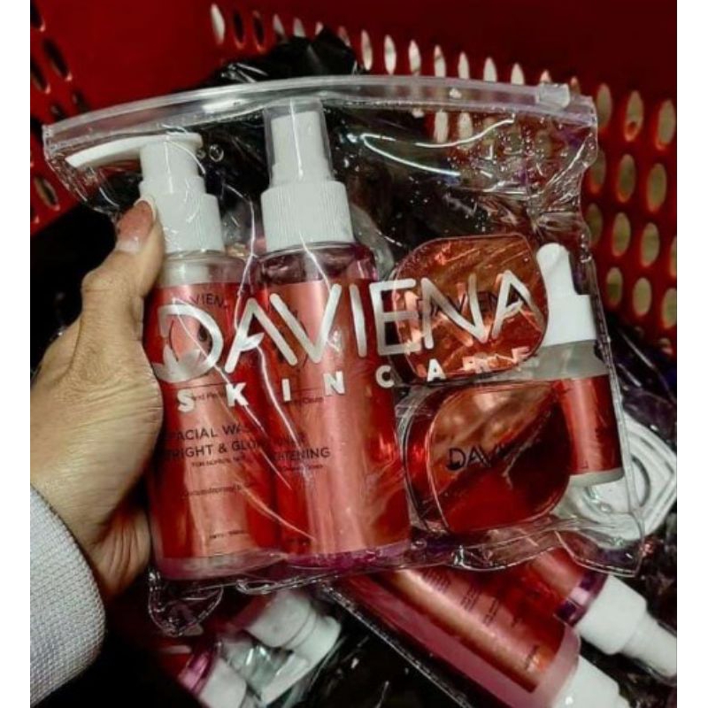 SKINCARE DAVIENA GLOWING SERIES 1 PAKET