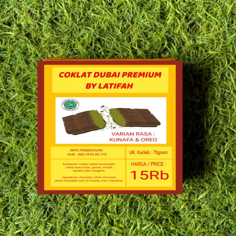 

Coklat Dubai Premium By Latifah