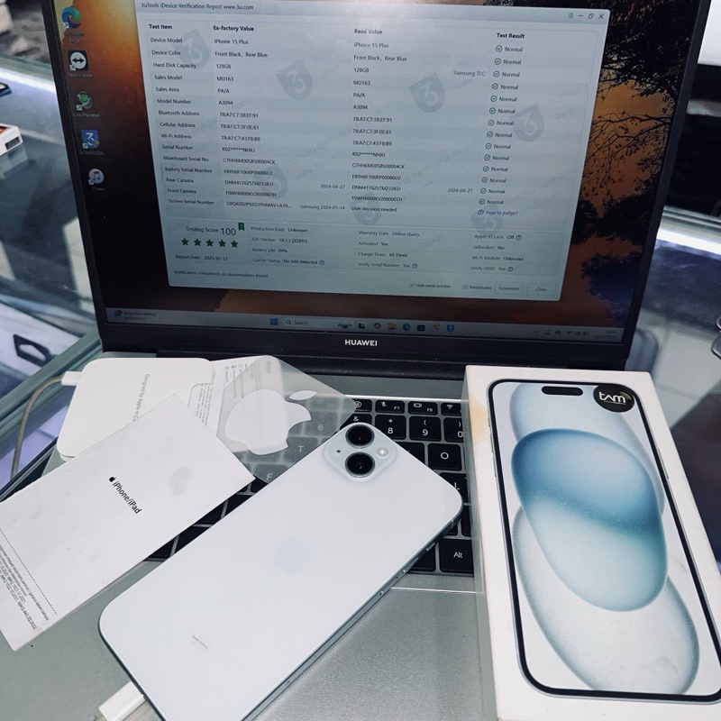 iPhone 15 plus 128gb second ibox