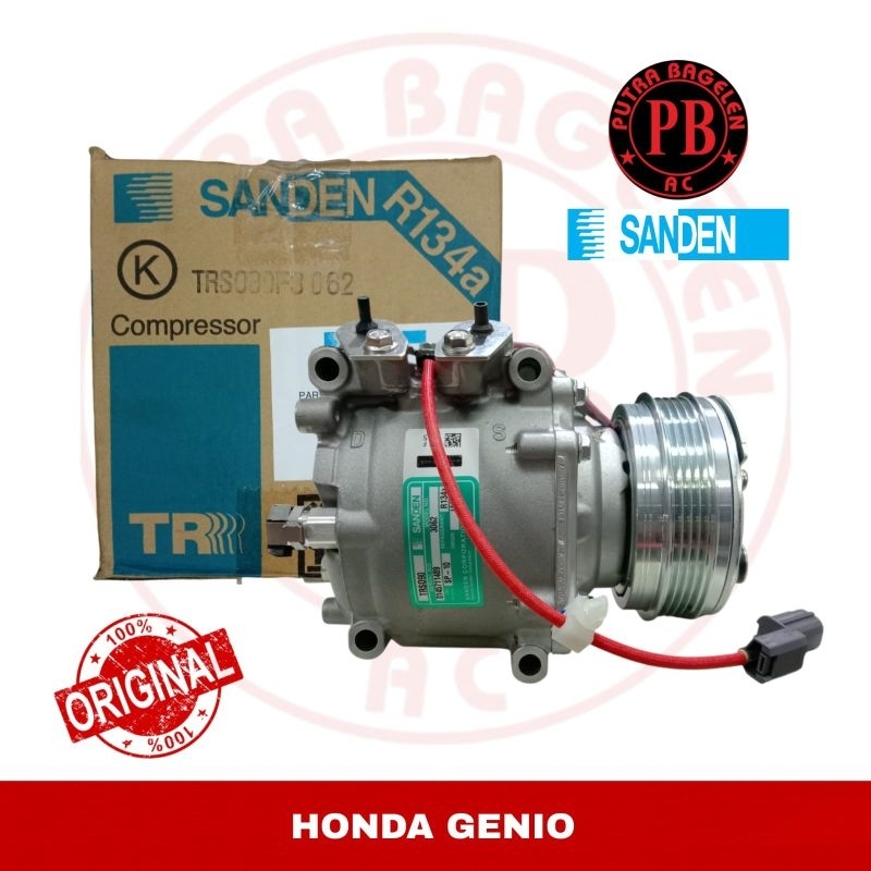 compresor kompresor ac mobil ory sanden HONDA GENIO FERIO CITY Z CRV GEN 1
