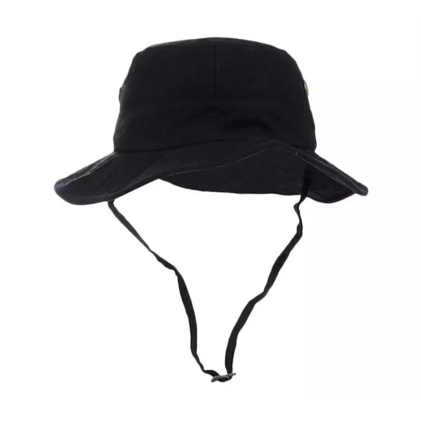 Topi Bucket Hats Rimba Pria Wanita/Topi Camping/Topi Anti Panas | Topi Hitam Rimba Unisex