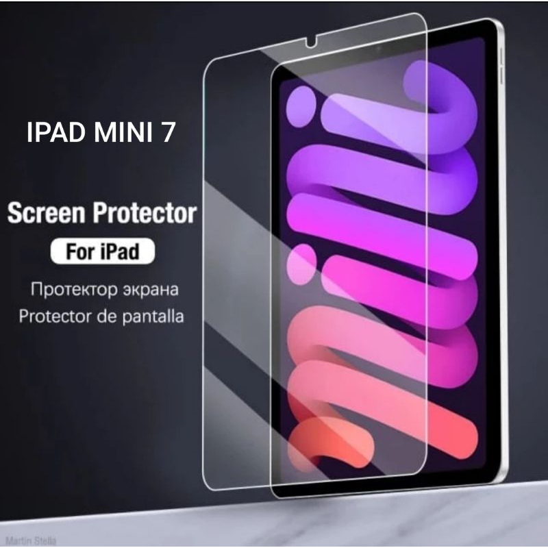 Tempered Glass Ipad Mini 7 8.7" 2025 Claer Case Ipad Mini 7  Paket 1