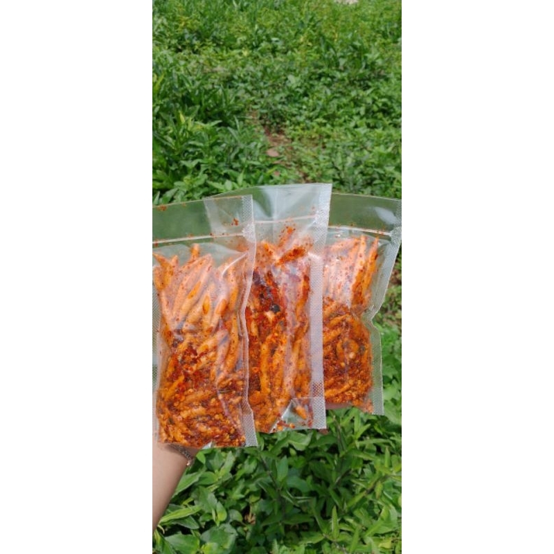 

Tiktuk Kriuk Extra Pedas Daun Jeruk/ Original