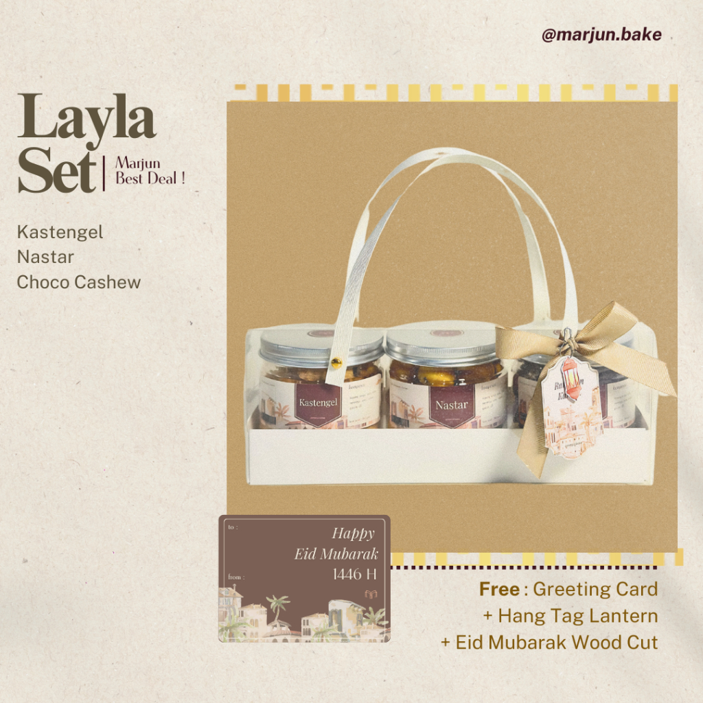 

PREMIUM HAMPERS ISI 3 / LAYLA SET BY MARJUN BAKE