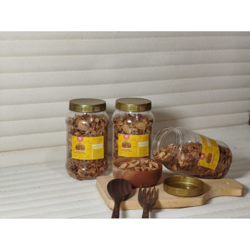 

bawang goreng Brebes asli premium 150gr paket 2 toples